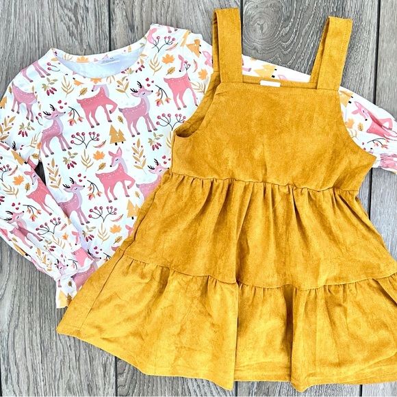Girl Boutique Deer Outfit Set - Picture 2 of 3